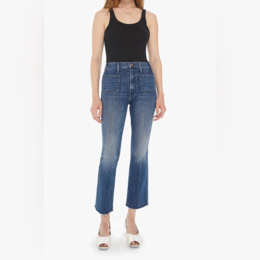 MOTHER The Patch Pocket Maven Ankle Jeans
